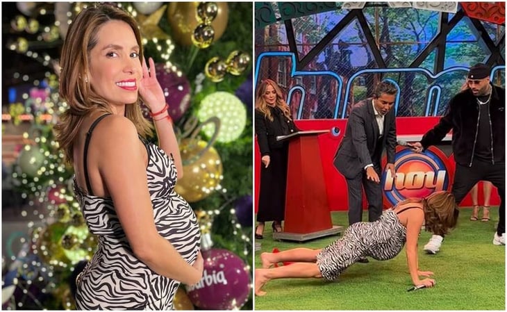 Se lanzan contra Andrea Escalona por bailar reggaetón embarazada en 'Hoy'