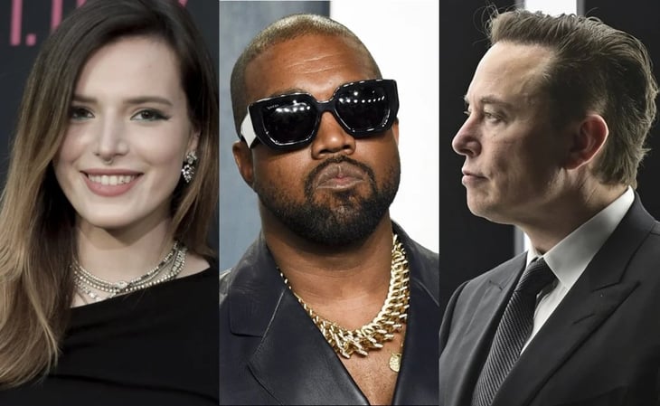 Bella Thorne apoya a Musk por vetar a Kanye West de Twitter tras comentarios ofensivos a la comunidad judía