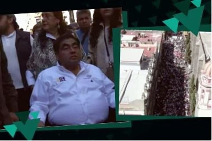 El gobernador Miguel Barbosa, 'arma' su marcha 'Pro-AMLO' en Puebla
