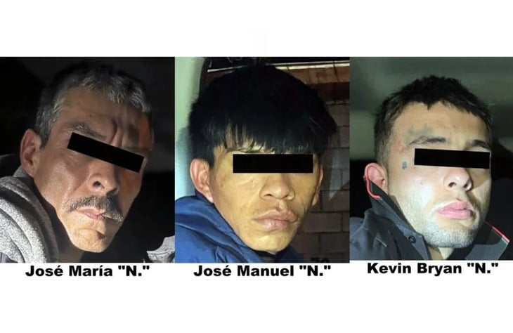 Detienen a 3 sujetos que balearon a mamá y a su hija de 3 años en Guaymas, Sonora 