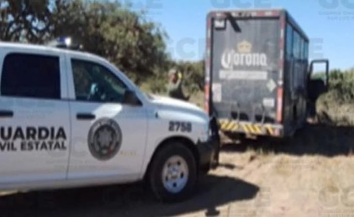 Recuperan camión cervecero en Cerro de San Pedro; fue robado en Coahuila