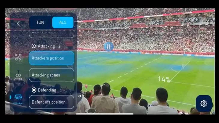 Una app de realidad aumentada de la FIFA para el Mundial en Catar parece traída del futuro