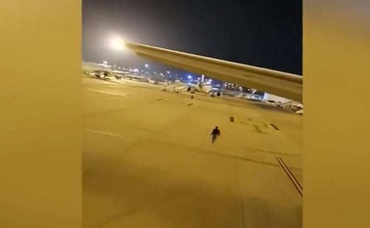 Mujer finge parto y avión aterriza de emergencia en Barcelona, escapan 14 migrantes