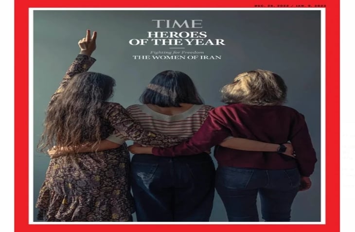 Revista Time elige a mujeres iraníes como las heroínas de 2022