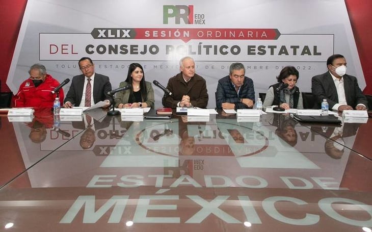 PRI Edomex aprueba acuerdos para concretar alianza electoral en 2023