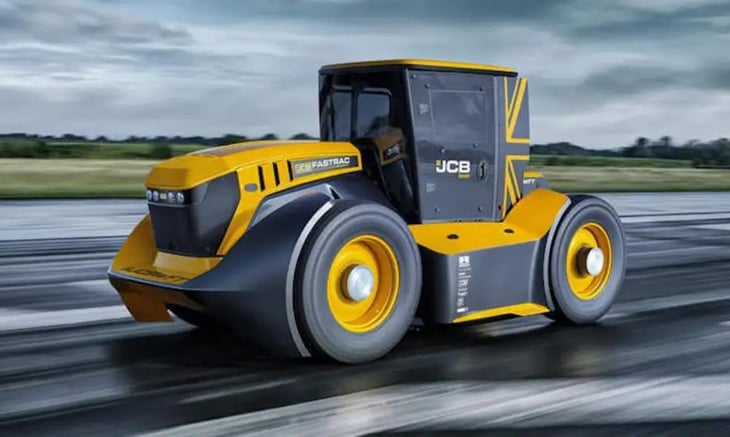 El tractor que es más rápido que un auto deportivo