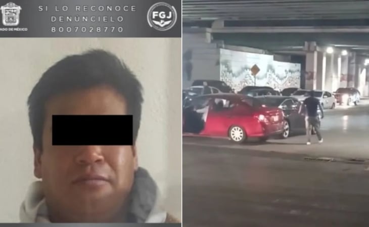 Video. Detienen a hombre por atropellar en dos ocasiones a una persona en Metepec, Edomex