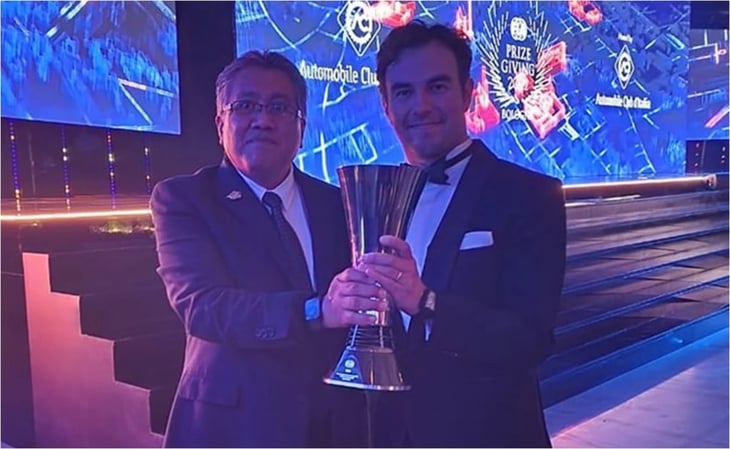Checo Pérez y Filiberto Loranca, los mexicanos premiados en la Gala de la FIA