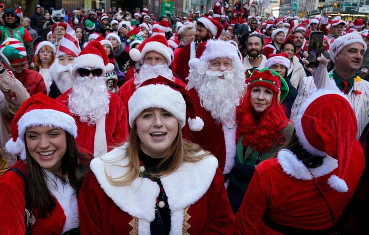 'Santa Claus no mea en la calle ni asusta a los niños' en Nueva York
