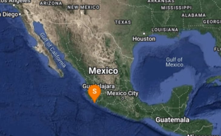 Se registra sismo de magnitud 4.6 en Colima