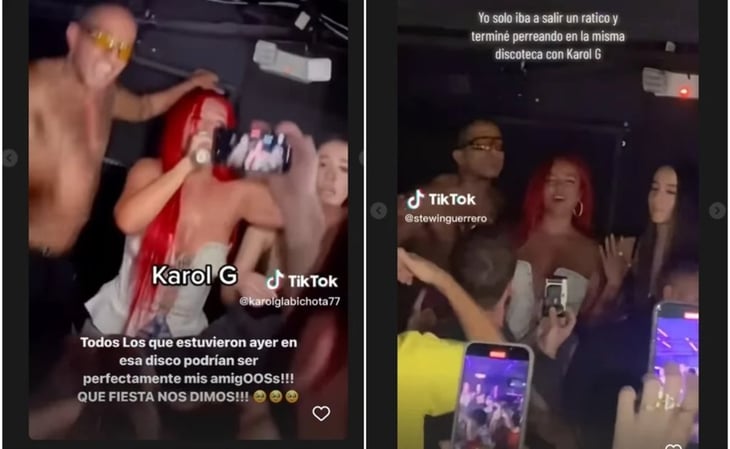 Karol G sorprende en discoteca de Medellín; se puso a bailar y cantar con los asistentes