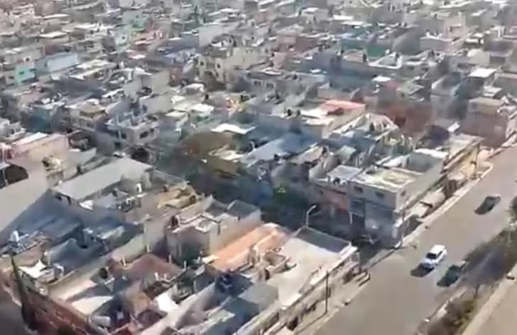 VIDEO: Helicópteros de Neza y Ecatepec sobrevuelan zonas tras sismo, no reportan daños