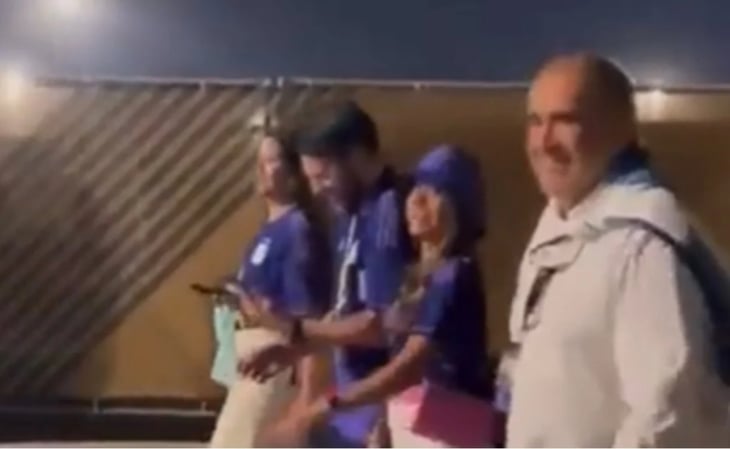 VIDEO: Antonela Roccuzzo imita a su esposo Messi y grita “¿Qué mirás, bobo?” al salir del estadio