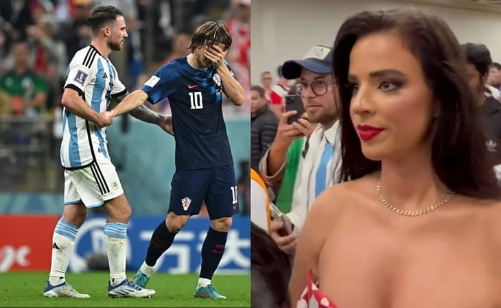 Ivana Knoll, la novia del Mundial, revienta a Argentina, 'No es un buen equipo'