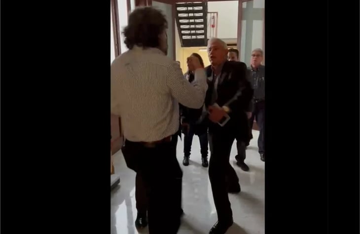 VIDEO: “Poco hombre, sin palabra”, diputados locales del PVEM y PRD se agarran a golpes