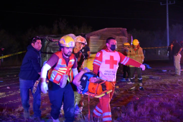 Volcadura de migrantes dejó 1 muerto y 7 más graves, hospitalizados  
