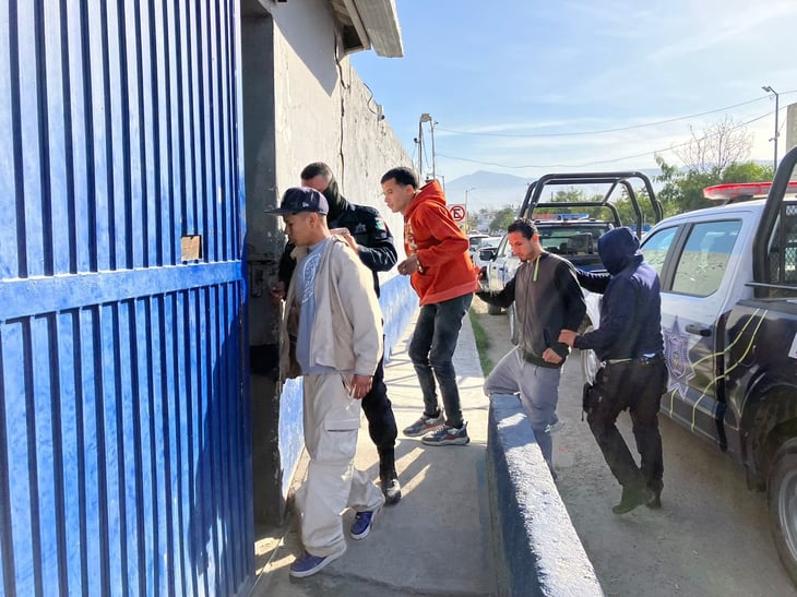 Tercia de adictos terminan en la cárcel municipal de Monclova
