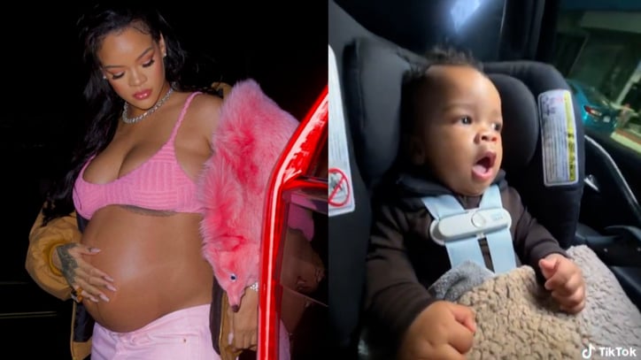 VIDEO: Rihanna muestra por primera vez el tierno rostro de su bebé