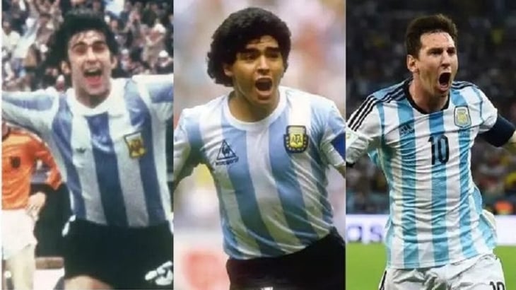 De Kempes a Diego y de Maradona a Messi
