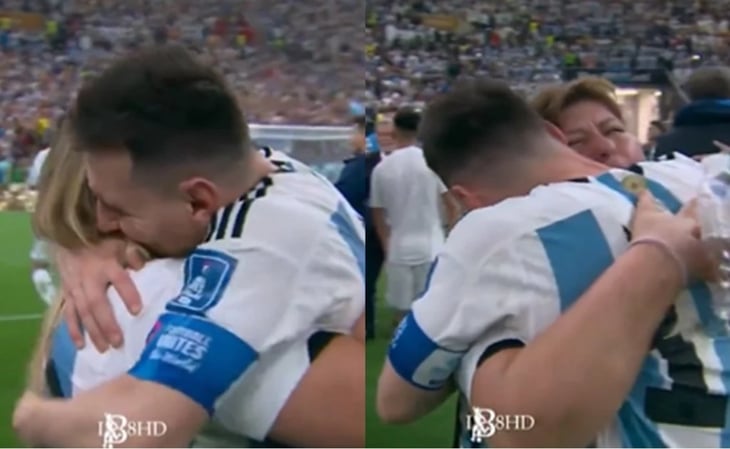 La historia de Antonia Farías y el emotivo abrazo a Lionel Messi en la final del Mundial