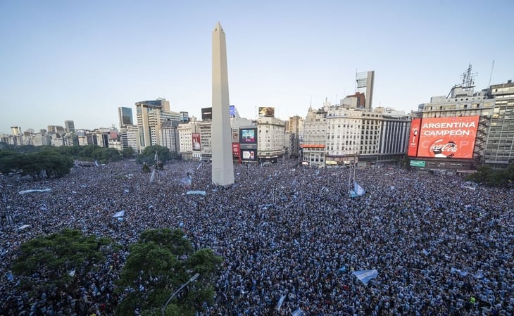 VIDEO: Captan momento en que empezó el festejo en Buenos Aires por el título de Argentina
