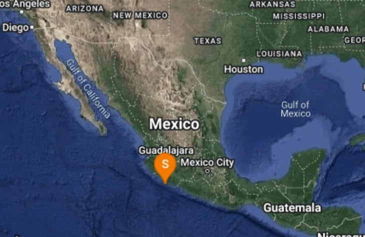 Se registra sismo de 4.7 grados en Coalcoman, Michoacán
