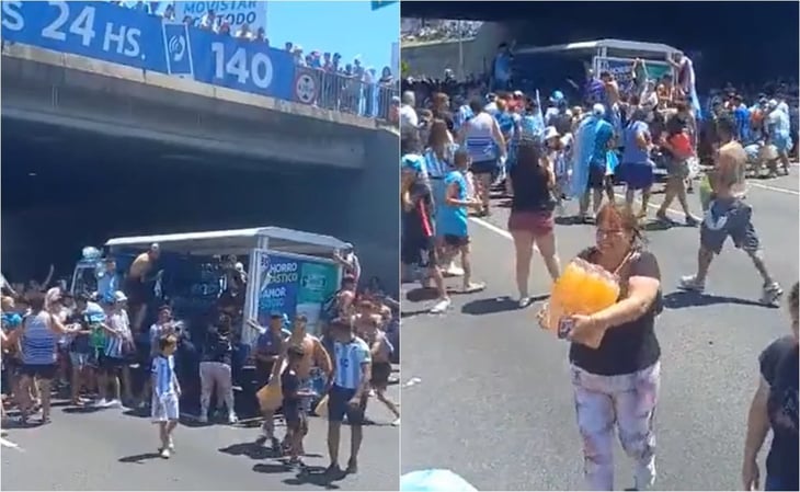 VIDEO: Captan rapiña durante los festejos de la Copa del Mundo en Buenos Aires