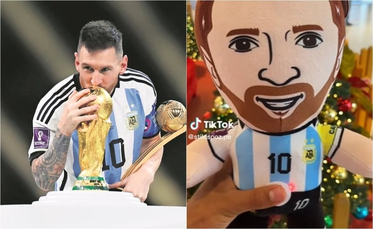 VIDEO: '¿Qué miras, bobo?' Crean peluche de Messi y su épica frase