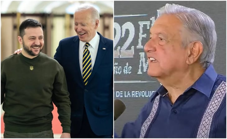 AMLO reprocha a Joe Biden 'modito' de dar la bienvenida 'a América' a Volodimir Zlensky