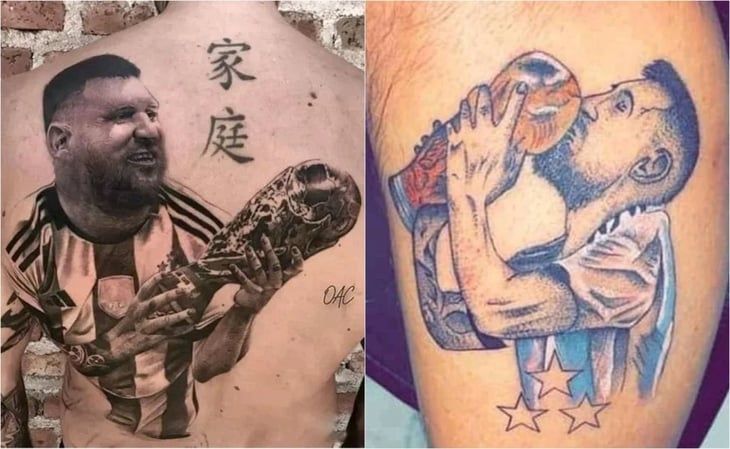 Fans se tatúan a Lionel Messi, pero el resultado no fue el esperado