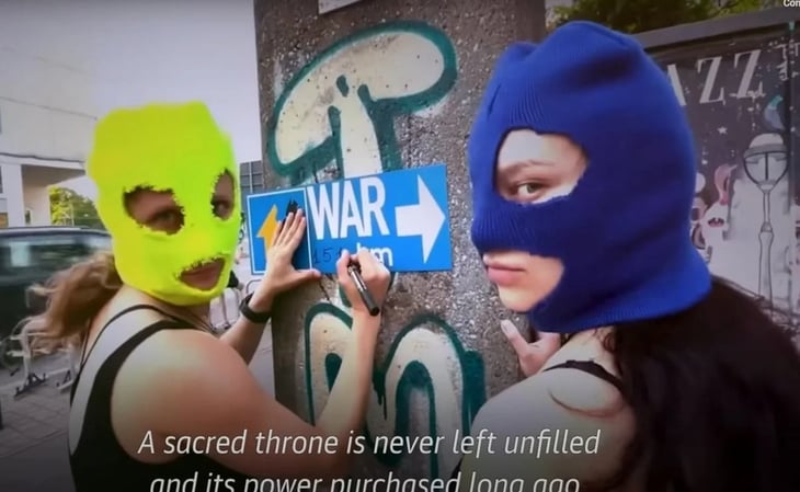 Pussy Riot lanza provocador video musical contra la guerra en Ucrania