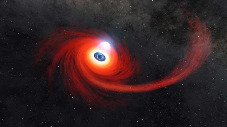 La NASA captó el inusual momento en que un agujero negro devora una estrella