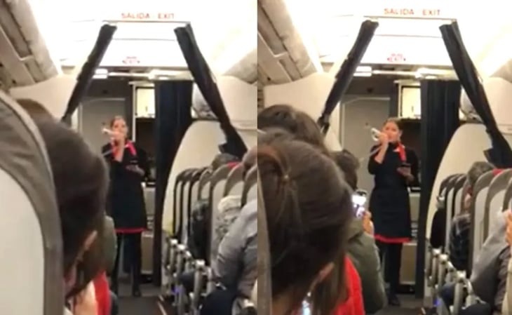 Azafata deja boquiabiertos a pasajeros al cantar éxito navideño de Mariah Carey en pleno vuelo