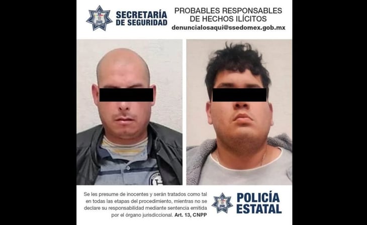 Arrestan a dos en Texcoco por presunto robo con violencia; se hacían pasar por empleados de CFE