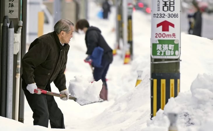 Suman 17 muertos en Japón a causa de fuertes nevadas