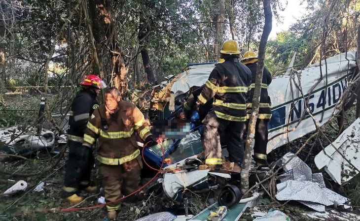 Se desploma avioneta en Puerto Vallarta; sus dos tripulantes fueron rescatados con vida