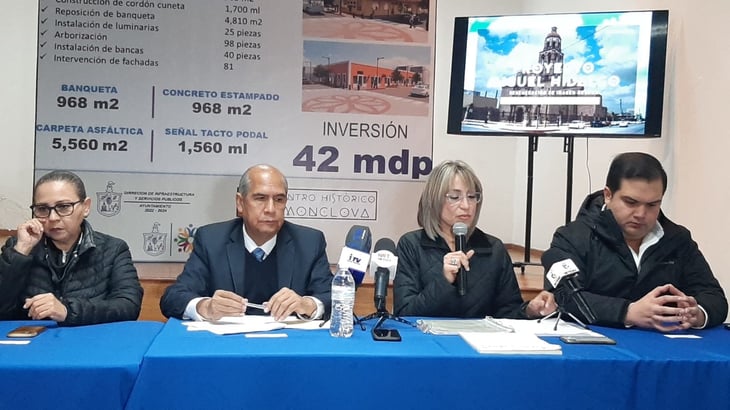 Municipio presenta proyecto oficial del Centro Histórico de Monclova