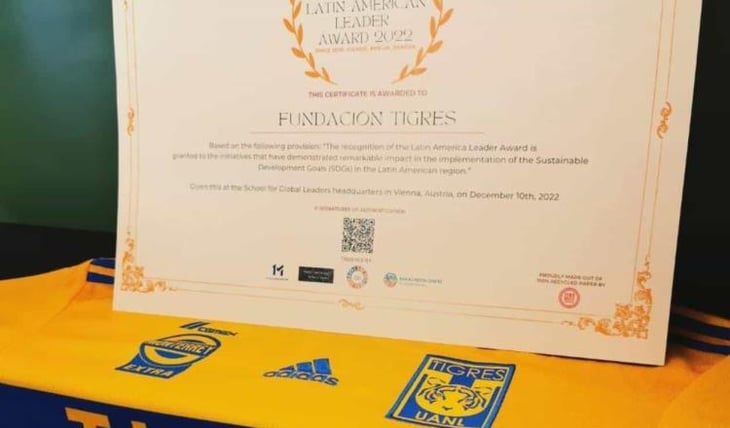 Fundación Tigres recibe el reconocimiento Latin American Social Leader Award