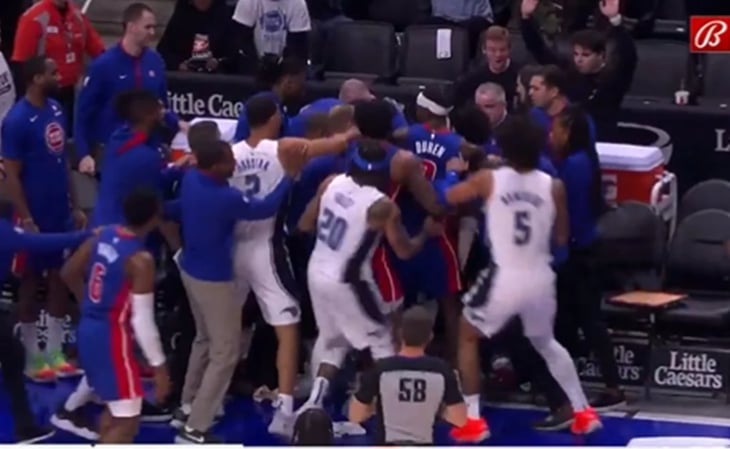 VIDEO: Una pelea durante un partido de la NBA termina con un jugador noqueado