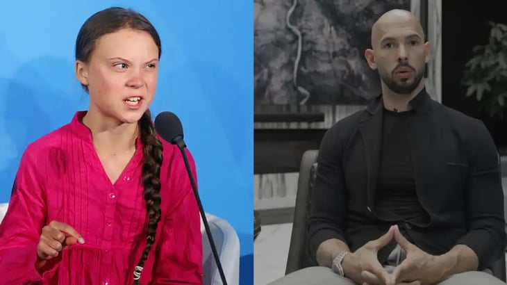 Greta Thunberg y Andrew Tate se enfrentaron en Twitter
