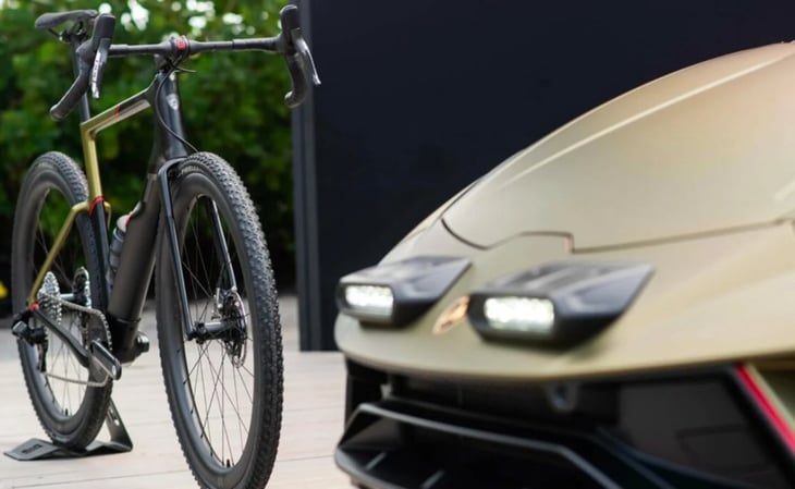 La bicicleta inspirada en el Lamborghini Huracán Sterrato