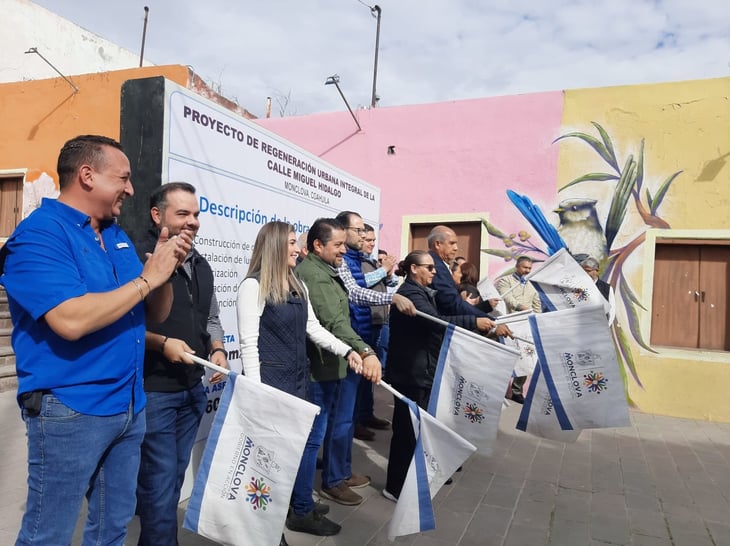  Municipio inicia oficialmente con la regeneración urbana de la calle Miguel Hidalgo