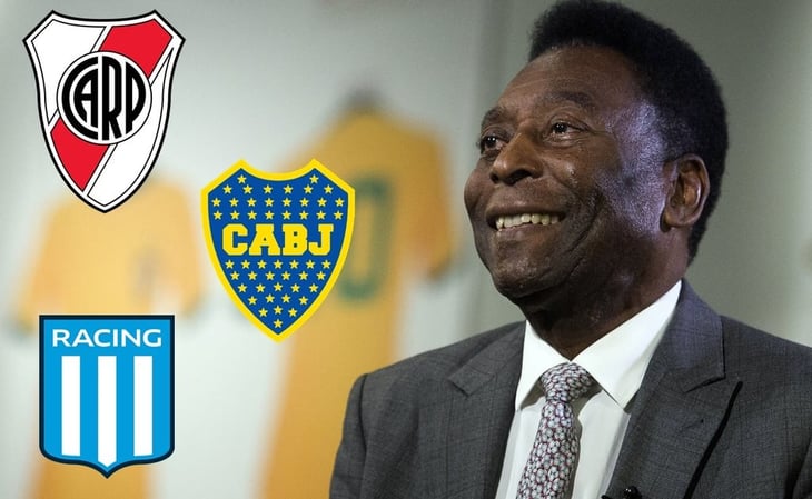 La relación de Pelé con los clubes argentinos