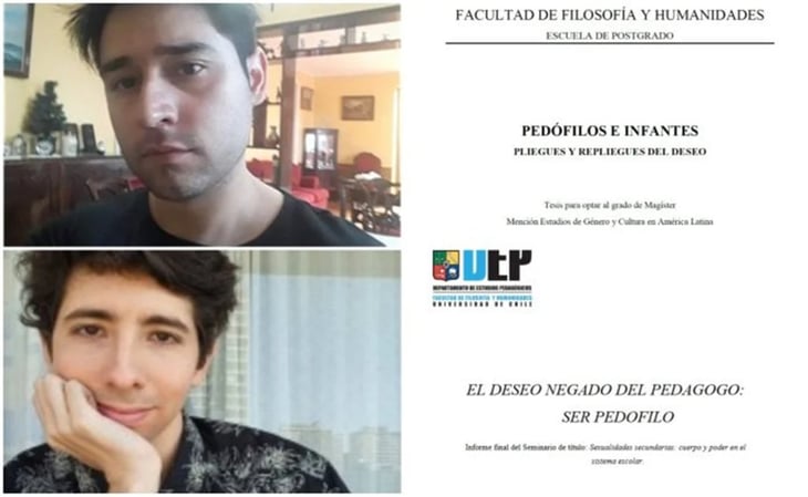 “Dedicada a los niños de deseo inquieto: Indignación en Chile por la aprobación de dos tesis a favor de la pedofilia