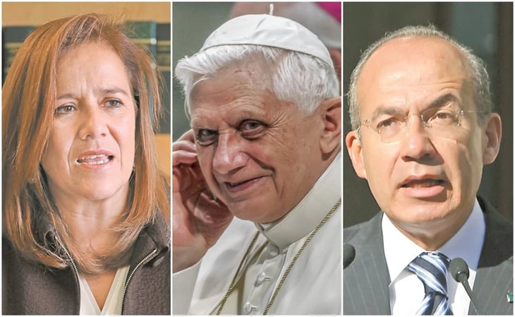 'Aprendí a quererlo': Felipe Calderón y Margarita Zavala lamentan la muerte de Benedicto XVI
