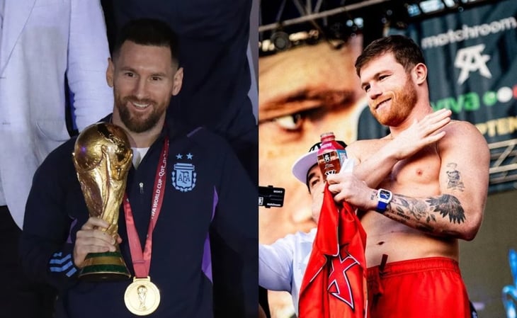 Messi y Canelo Álvarez entre los deportistas mejores pagados del 2022