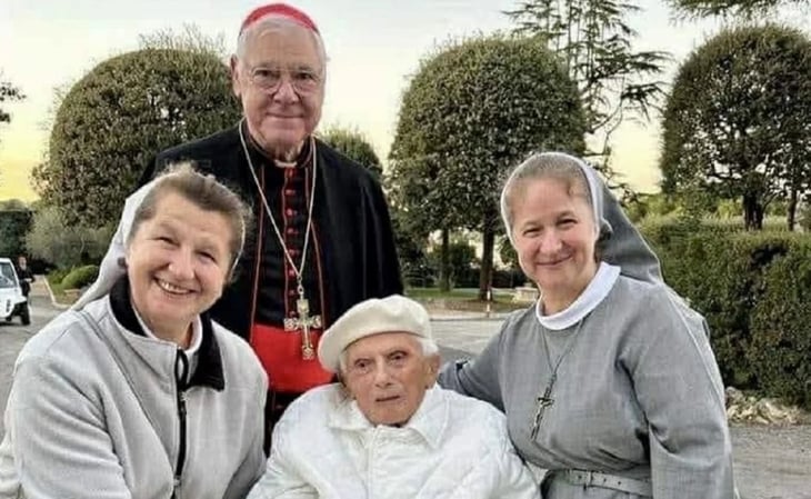 Delgado y demacrado: las últimas fotos de Benedicto XVI