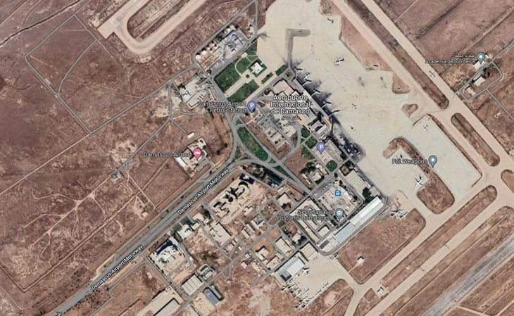 Reportan dos muertos en ataque a aeropuerto de Damasco