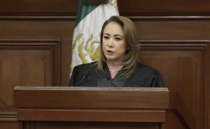 Ministra Yasmín Esquivel defiende autoría de su tesis en elección de presidente de la SCJN