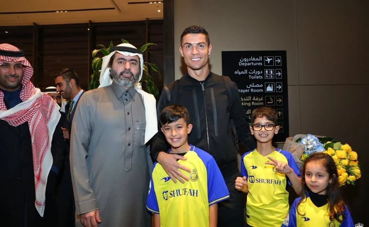 Cristiano Ronaldo llegó a Arabia Saudita para empezar su nuevo reto en Al Nassr